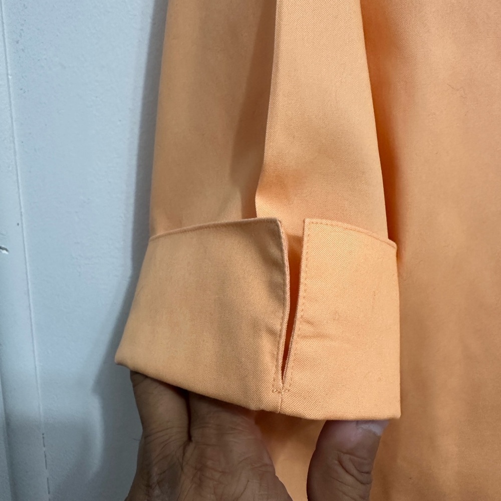 Chico's Vibrant Orange Blouse - Picture 3 of 6